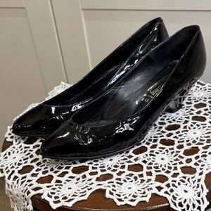 Elegant Black Patent Leather Pumps